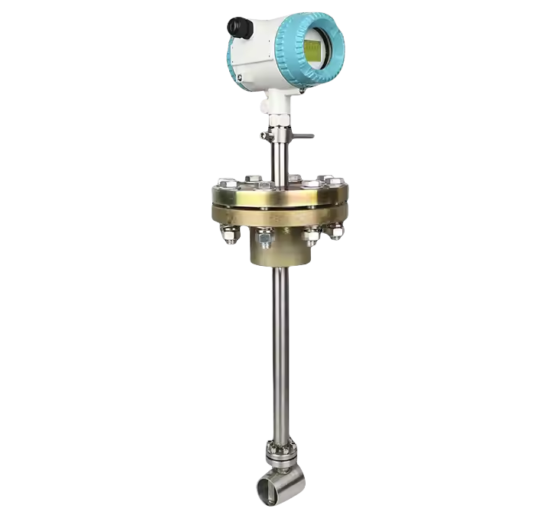 insertion vortex flow meter